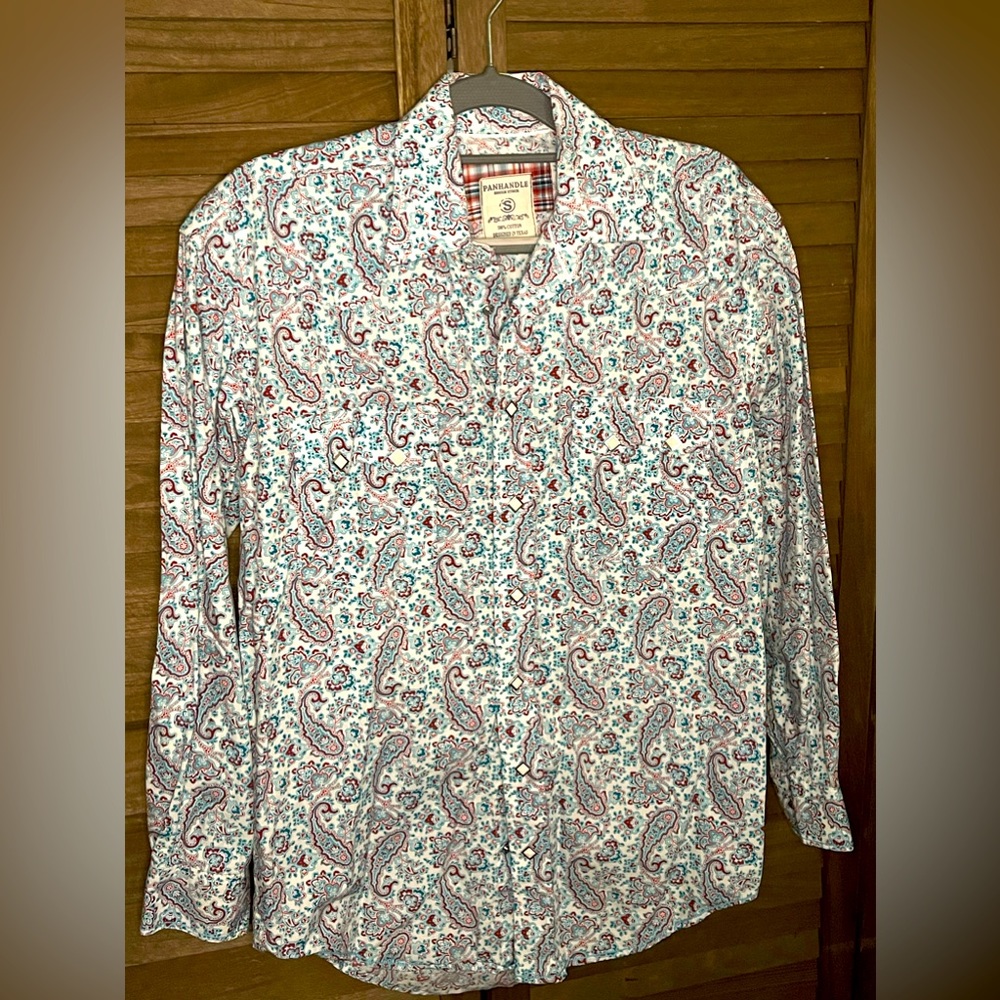 Panhandle Snap button down